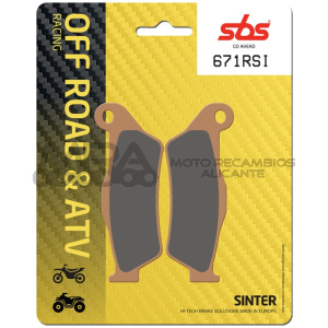 PASTILLA FRENO SBS OFF ROAD KTM MX 125/250