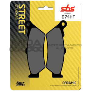 PASTILLA FRENO SBS DELANTERA BMW F 650