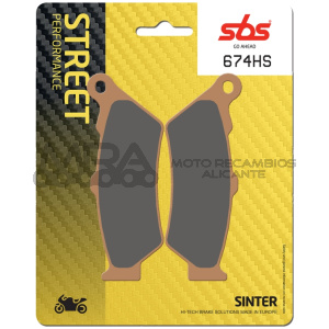 PASTILLA FRENO SBS BMW F 650