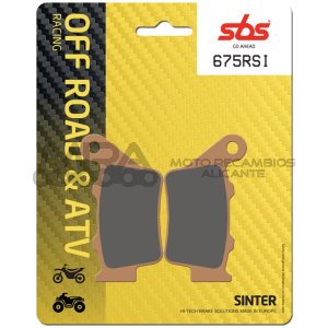 PASTILLA FRENO SBS OFF ROAD POSTERIOR BMW  F 650