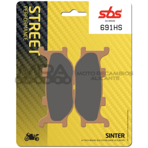 PASTILLA FRENO SBS DELANTERO SINT. YAMAHA TZR 125