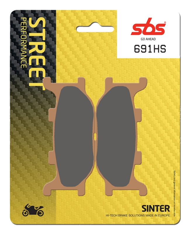 PASTILLA FRENO SBS DELANTERO SINT. YAMAHA TZR 125
