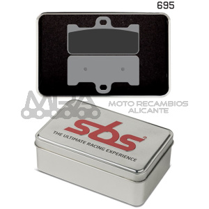 PASTILLA FRENO SBS DUAL SINTER PINZA BREMBO