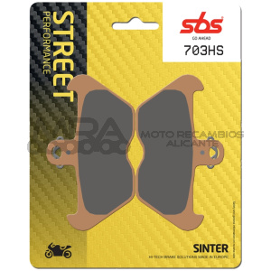 PASTILLA FRENO SBS DELANTERO SINTERIZ. BMW 1100GS