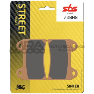 PASTILLA FRENO SBS SINTERIZ. DEL. BMW F 800