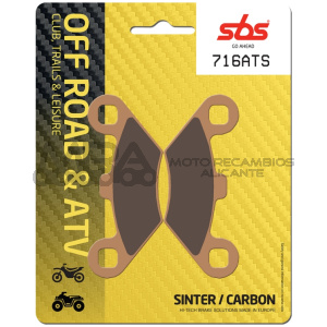 PASTILLA FRENO SBS QUAD POLARIS SCRAMBLER 400 4×4