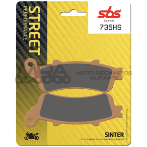 PASTILLA FRENO SBS DEL. SINTERIZADA CBR 1100 XX