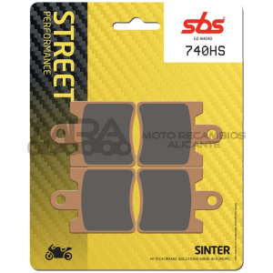 PASTILLA FRENO SBS DEL. SINT. SUZUKI BURGMAN 250