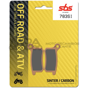 PASTILLA FRENO SBS SINTERIZADA DEL. KTM SX 65