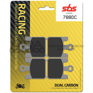 PASTILLA FRENO DEL. DUAL CARBON KAWASAKI ZX6-RR 03