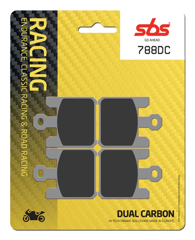 PASTILLA FRENO DEL. DUAL CARBON KAWASAKI ZX6-RR 03