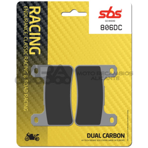 PASTILLA FRENO SBS DUAL CARBON SUZUKI GSX-R 600