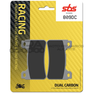PASTILLA FRENO SBS DUAL CARBON HONDA CBR 600RR 05/