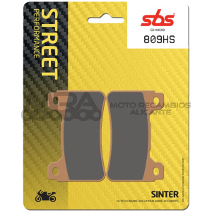 PASTILLA FRENO SBS DEL. SINTERIZADA HONDA CBR 600R