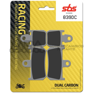 PASTILLA FRENO SBS DUAL CARBON YAMAHA R-1 (07/)