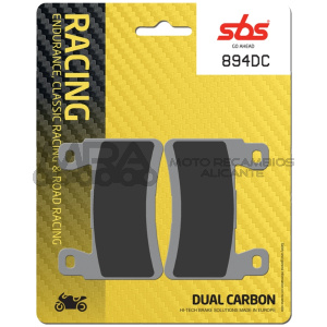 PASTILLA FRENO SBS DUAL CARBON KAWASAKI ZX6R 636