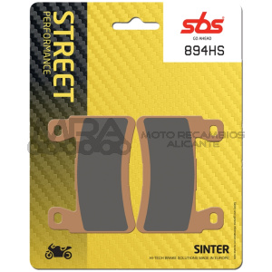 PASTILLA FRENO SBS KAWASAKI ZX6R 636