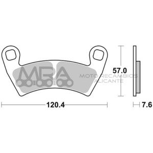 PASTILLA FRENO SBS EVO SINTER 897PSI