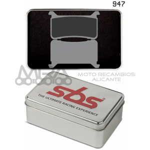 PASTILLA FRENO SBS DUAL SINTER HONDA CBR 1000 FB