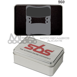 PASTILLA FRENO SBS DUAL SINTER BMW