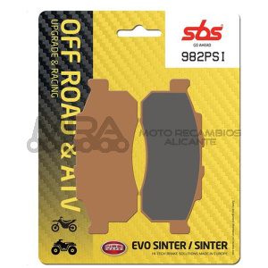 PASTILLA FRENO SBS EVO SINTER 982PSI