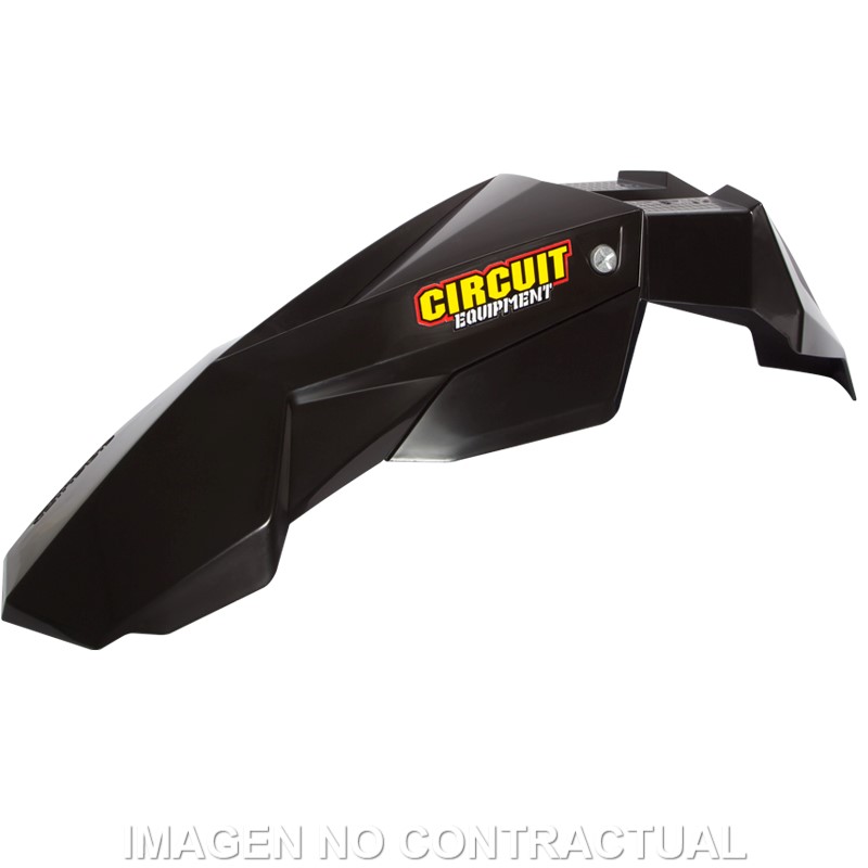 GUARDABARROS DELANTERO CIRCUIT STEALTH NEGRO