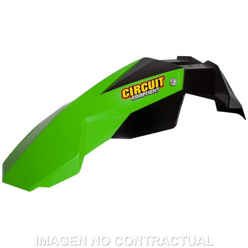 GUARDABARROS DELANTERO CIRCUIT STEALTH VERDE