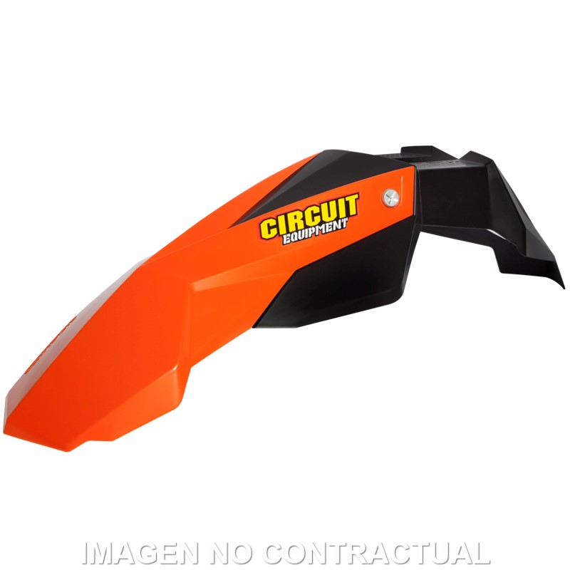 GUARDABARROS DELANTERO CIRCUIT STEALTH NARANJA