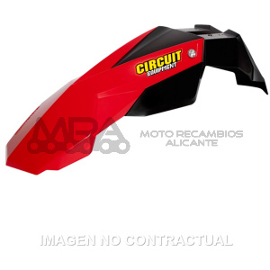 GUARDABARROS DELANTERO CIRCUIT STEALTH ROJO