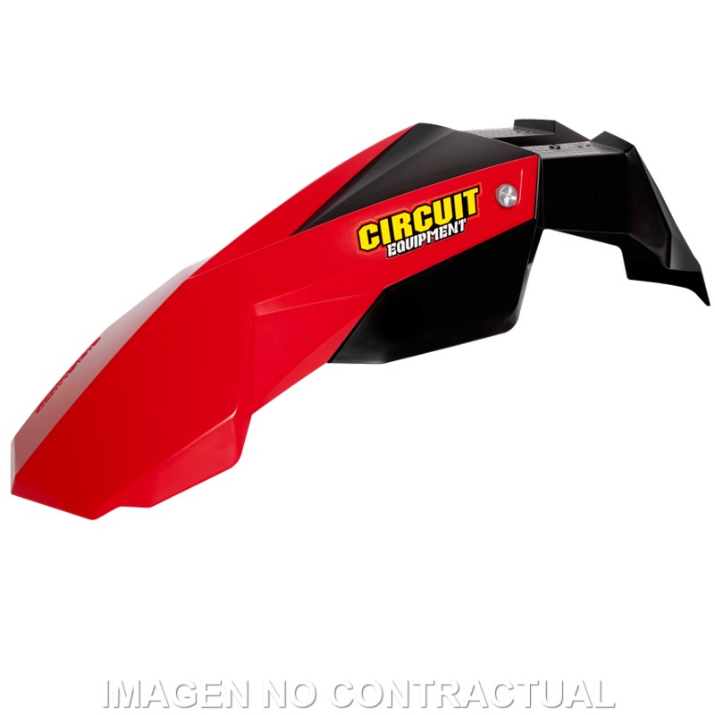GUARDABARROS DELANTERO CIRCUIT STEALTH ROJO