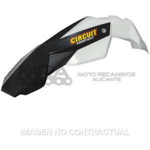 GUARDABARROS DELANTERO CIRCUIT STEALTH BLANCO/NEGR