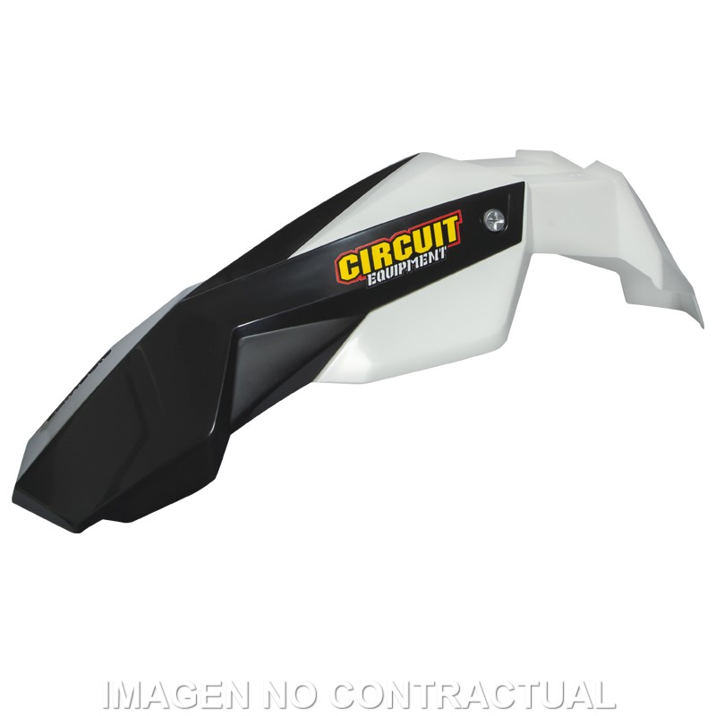 GUARDABARROS DELANTERO CIRCUIT STEALTH BLANCO/NEGR