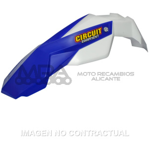 GUARDABARROS DELANTERO CIRCUIT STEALTH BLANCO/AZUL