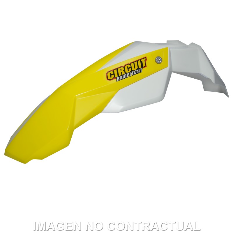 GUARDABARROS DELANTERO CIRCUIT STEALTH BLANCO/AMAR