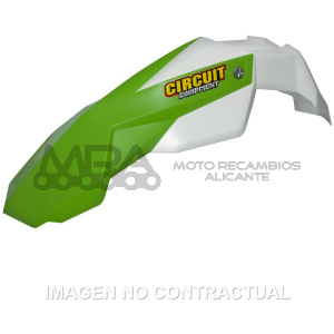 GUARDABARROS DELANTERO CIRCUIT STEALTH BLANCO/VERD
