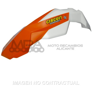 GUARDABARROS DELANTERO CIRCUIT STEALTH BLANCO/NARA