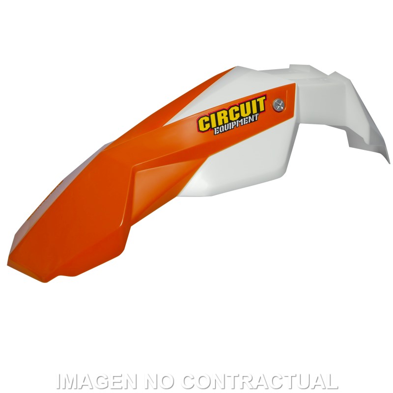 GUARDABARROS DELANTERO CIRCUIT STEALTH BLANCO/NARA