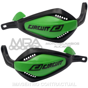 PARAMANOS CIRCUIT P4 NEGRO-VERDE