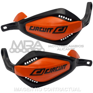 PARAMANOS CIRCUIT P4 NEGRO-NARANJA