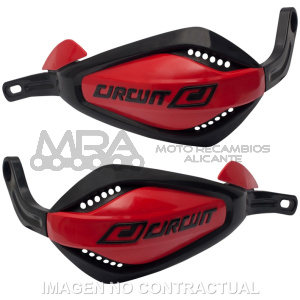 PARAMANOS CIRCUIT P4 NEGRO-ROJO