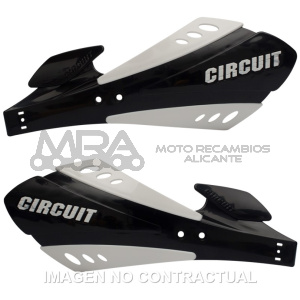 PARAMANOS CIRCUIT SX BICOMPONENTE NEGRO-BLANCO