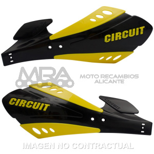 PARAMANOS CIRCUIT SX BICOMPONENTE NEGRO-AMARILLO