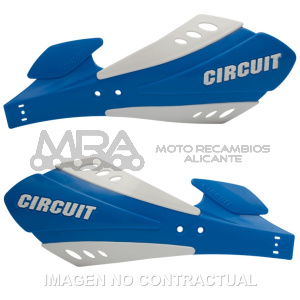 PARAMANOS CIRCUIT SX BICOMPONENTE AZUL TM-BLANCO