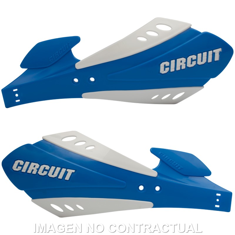 PARAMANOS CIRCUIT SX BICOMPONENTE AZUL TM-BLANCO