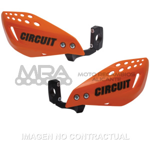 PARAMANOS CIRCUIT VECTOR NARANJA-NEGRO