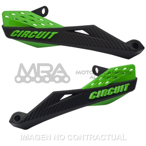 PARAMANOS CIRCUIT FENIX NYLON NEGRO-VERDE