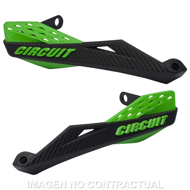 PARAMANOS CIRCUIT FENIX NYLON NEGRO-VERDE