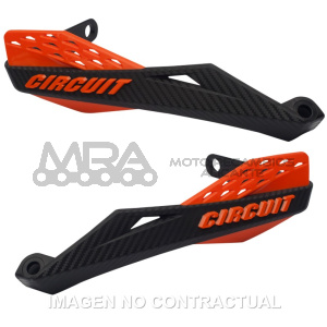 PARAMANOS CIRCUIT FENIX NYLON NEGRO-NARANJA
