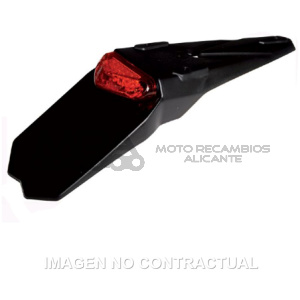 PORTAMATRÍCULA CIRCUIT MANTIS NEGRO-ROJO