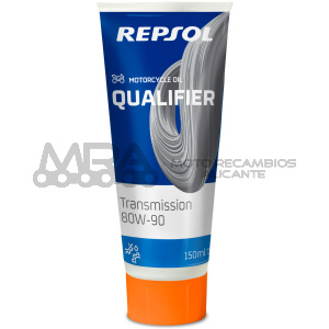 TUBO REPSOL QUALIFIER TRANSMISSION 80W-90 150 ml